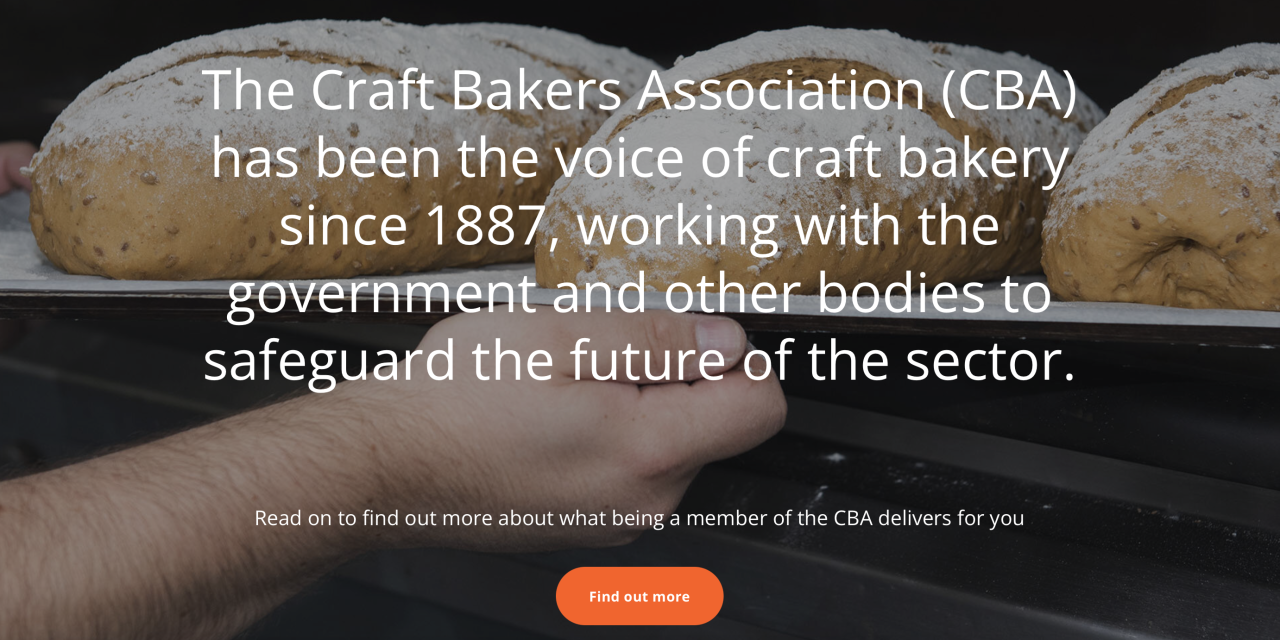 Craft Bakers Association launch brand new website